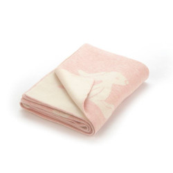 Deken Pink Bashful Bunny Blanket Deken Pink Bashful Bunny Blanket