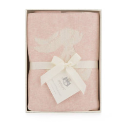 Deken Pink Bashful Bunny Blanket Deken Pink Bashful Bunny Blanket