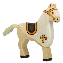 Paard Toernooipaard Wit 80251