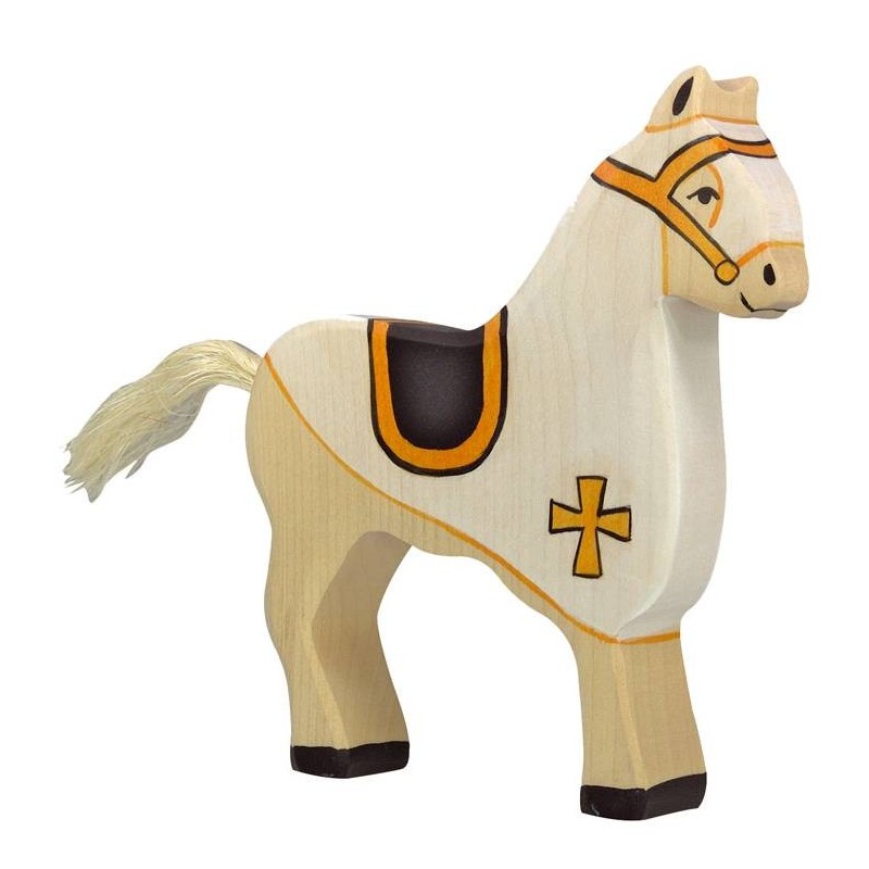 Paard Toernooipaard Wit 80251