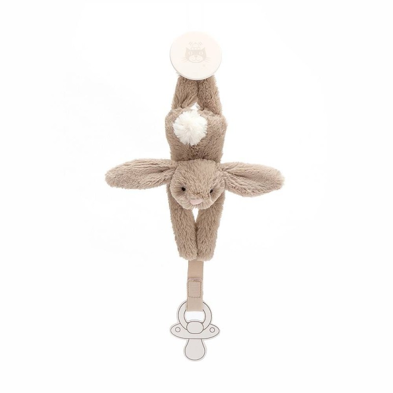 Speenhouder Bashful Beige Dummy Holder Speenhouder Bashful Beige Dummy Holder