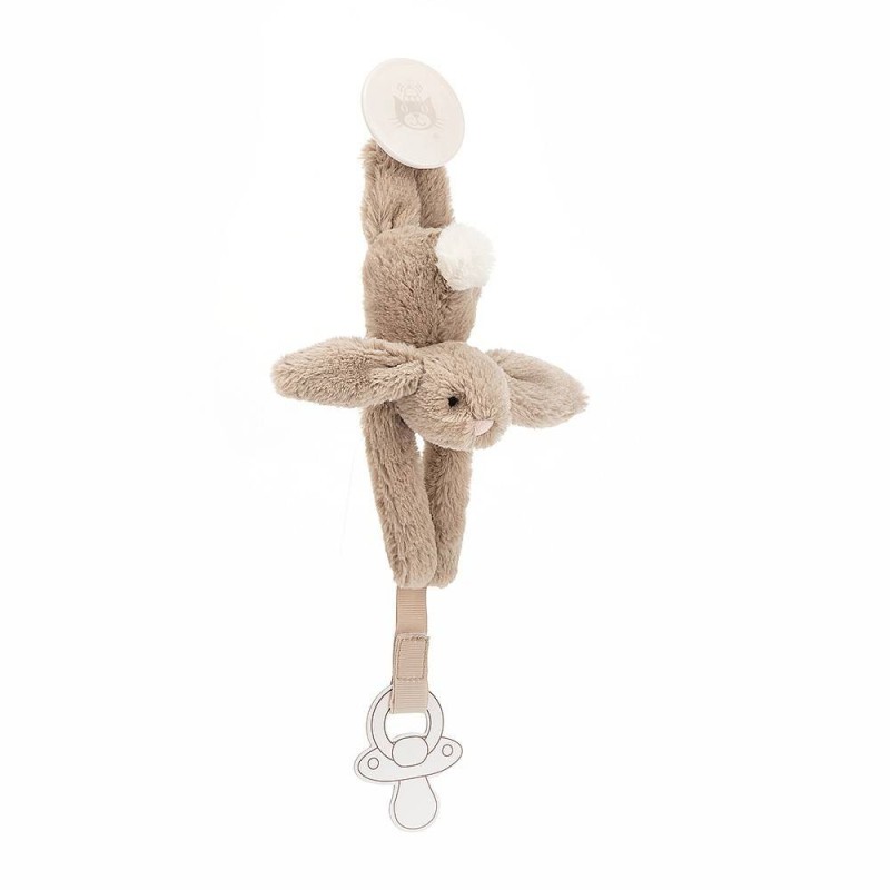 Speenhouder Bashful Beige Dummy Holder Speenhouder Bashful Beige Dummy Holder