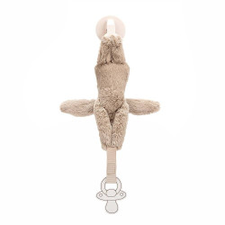 Speenhouder Bashful Beige Dummy Holder Speenhouder Bashful Beige Dummy Holder
