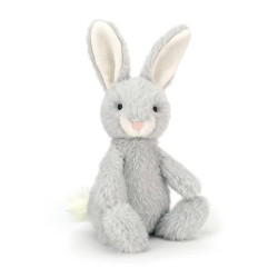 Knuffel Konijn Nibbles Silver Bunny