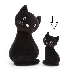 Knuffel Kat Lucky Black Cat Small Knuffel Kat Lucky Black Cat Small