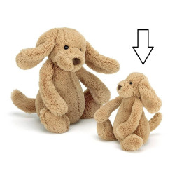 Knuffel Hond Bashful Toffee Puppy Small