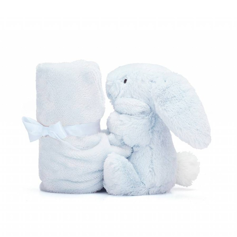 Knuffeldoek Konijn Bashful Blue Bunny Soother Knuffeldoek Konijn Bashful Blue Bunny Soother