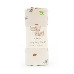 Deken Konijn Bashful Bunny Jersey Blanket
