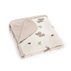 Deken Konijn Bashful Bunny Jersey Blanket