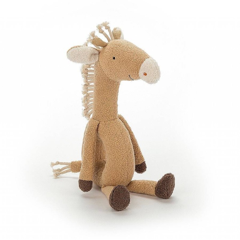 Knuffel Rammelaar Giraf Rattlering Knuffel Rammelaar Giraf Rattlering