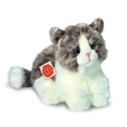 Knuffel Kat Grijs Wit Knuffel Kat Grijs Wit