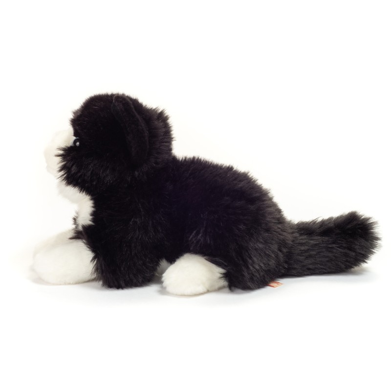 Knuffel Kat Zwart Wit