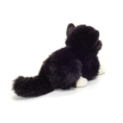 Knuffel Kat Zwart Wit