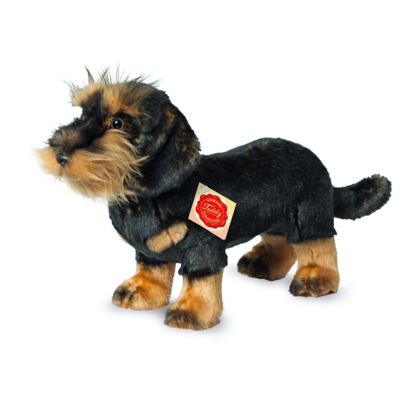 Knuffel Hond Ruwharige Teckel 28cm