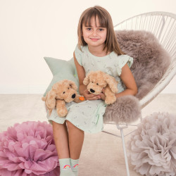 Knuffel Hond Beige 28cm Knuffel Hond Beige 28cm