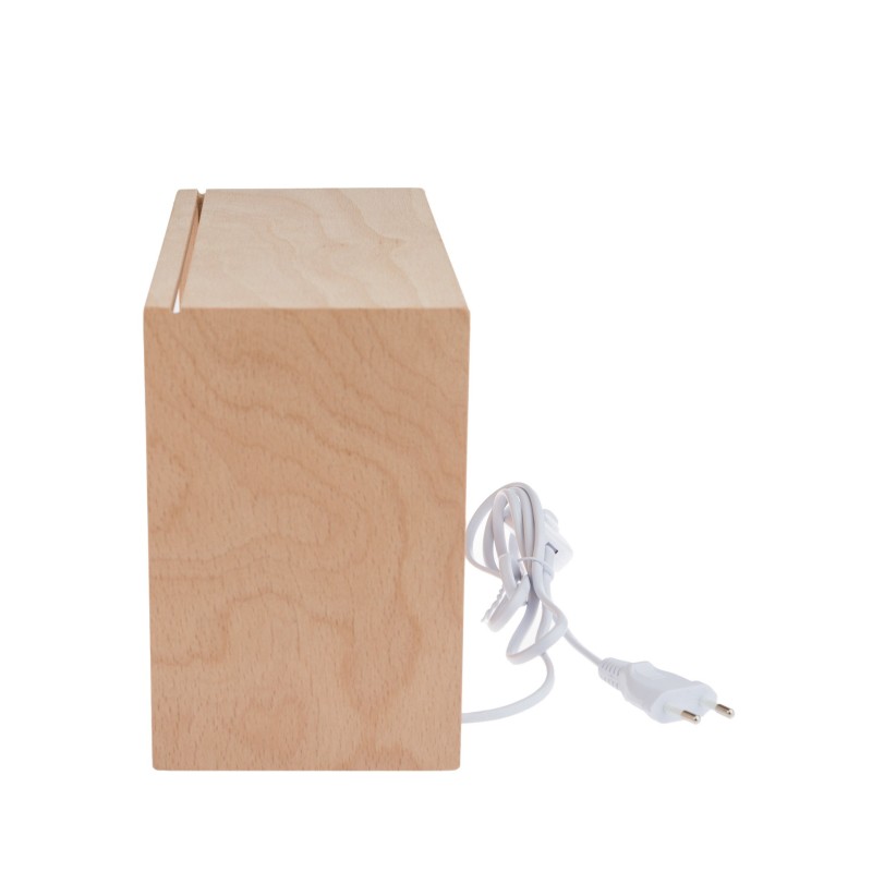 Wandlamp Rechthoekig Draw Here Beuken Hout