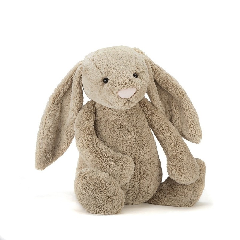Knuffel Konijn Bashful Beige Bunny Huge Knuffel Konijn Bashful Beige Bunny Huge