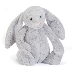Knuffel Konijn Bashful Silver Bunny Huge