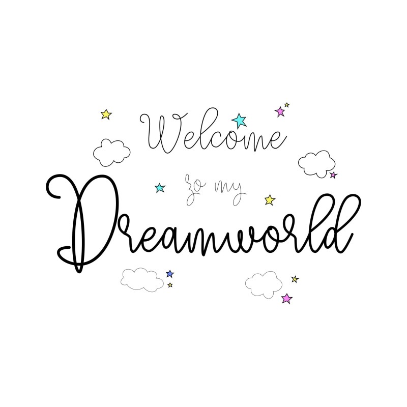 Motief Dreamworld Wandlamp Rechthoekig Motief Dreamworld Wandlamp Rechthoekig