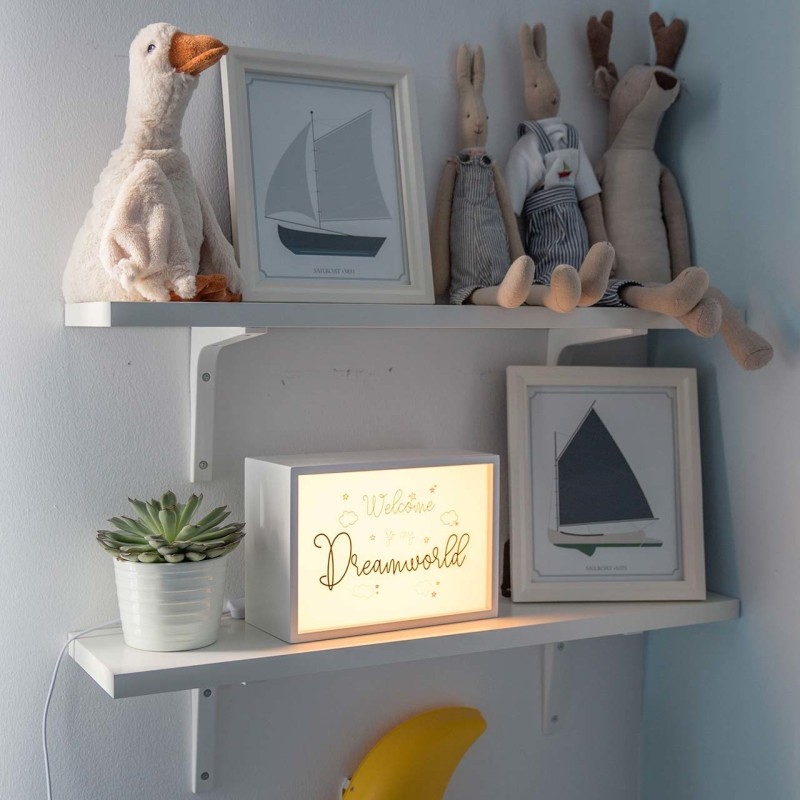 Motief Dreamworld Wandlamp Rechthoekig Motief Dreamworld Wandlamp Rechthoekig