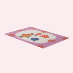 Motief Muis met Ballon Wandlamp Rechthoekig