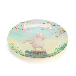 Bord Konijn My Friend Bunny Melamine Bord Konijn My Friend Bunny Melamine