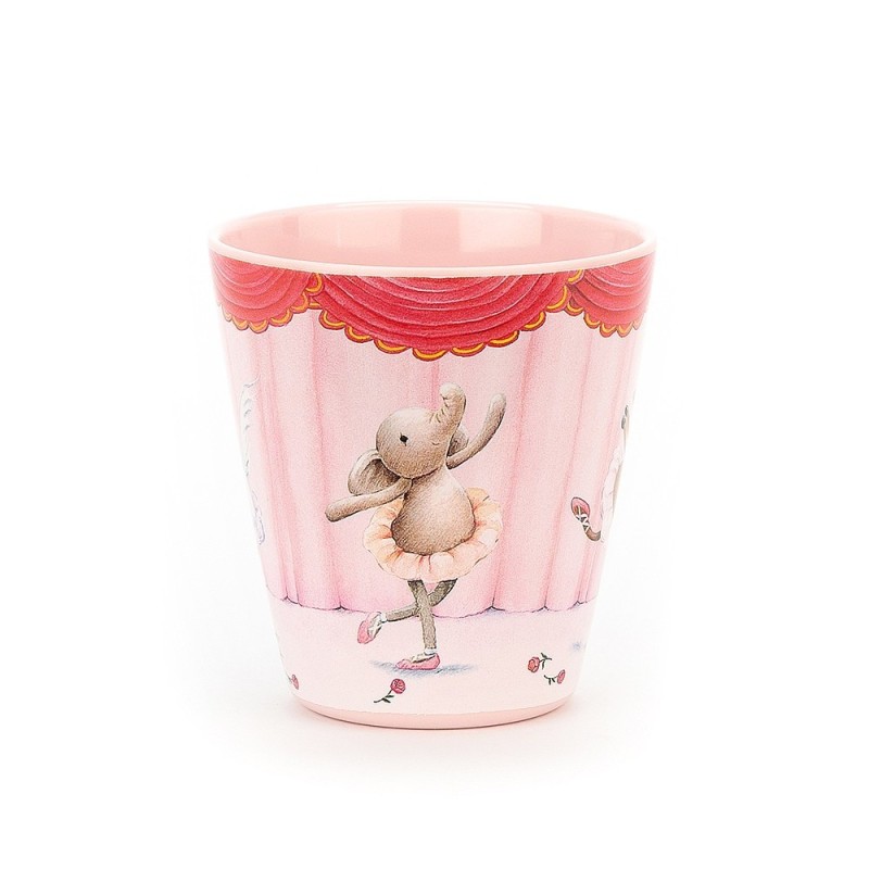 Beker Olifant Elly Ballerina Melamine Beker Olifant Elly Ballerina Melamine