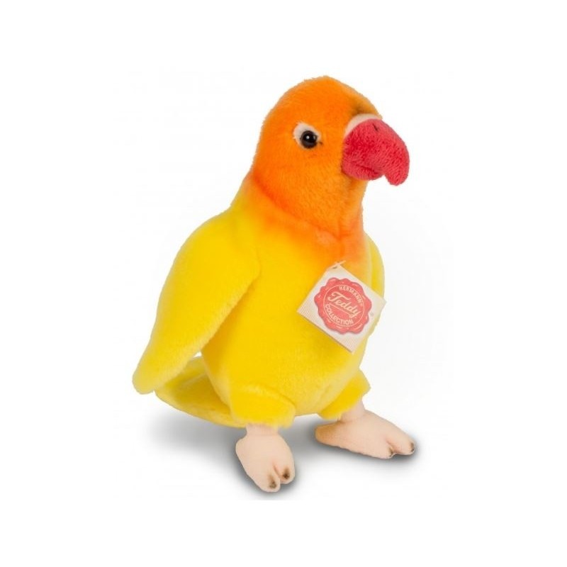 Knuffel Grasparkiet Lutino