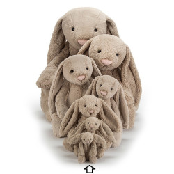 Knuffel Konijn Bashful Beige Bunny Baby Knuffel Konijn Bashful Beige Bunny Baby