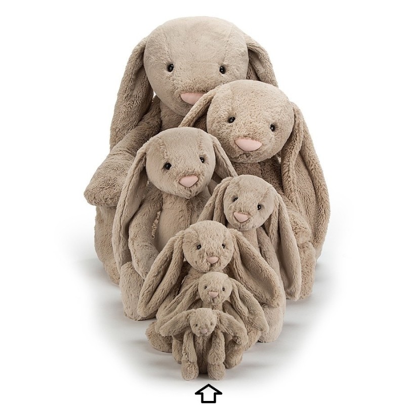 Knuffel Konijn Bashful Beige Bunny Baby Knuffel Konijn Bashful Beige Bunny Baby