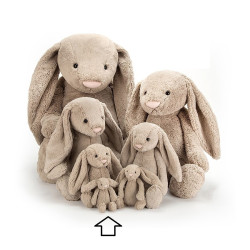 Knuffel Konijn Bashful Beige Bunny Baby Knuffel Konijn Bashful Beige Bunny Baby