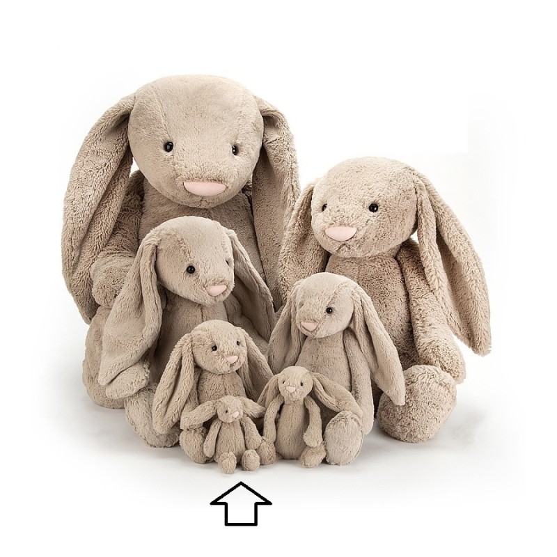 Knuffel Konijn Bashful Beige Bunny Baby Knuffel Konijn Bashful Beige Bunny Baby