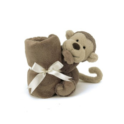 Knuffeldoek Aap Bashful Monkey Soother Knuffeldoek Aap Bashful Monkey Soother