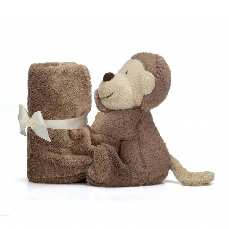 Knuffeldoek Aap Bashful Monkey Soother Knuffeldoek Aap Bashful Monkey Soother