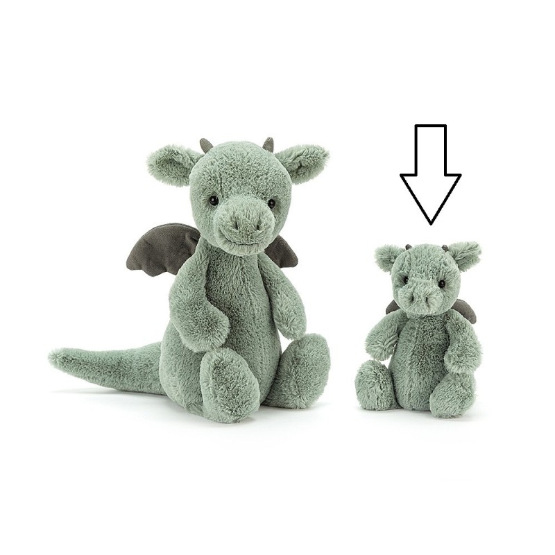 Knuffel Draak Bashful Dragon Small Knuffel Draak Bashful Dragon Small