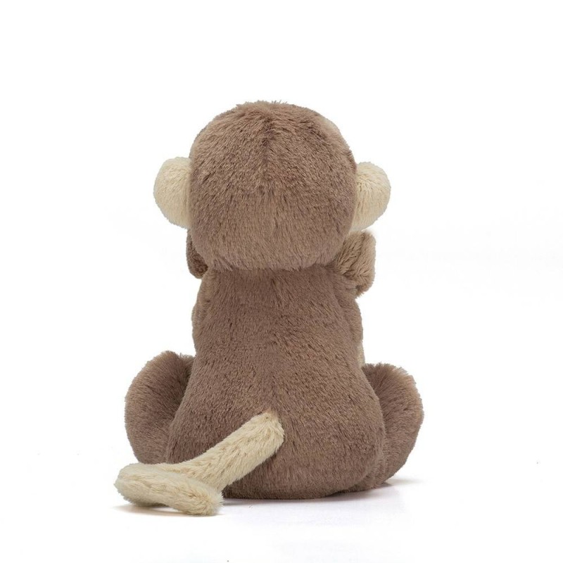 Knuffeldoek Aap Bashful Monkey Soother Knuffeldoek Aap Bashful Monkey Soother