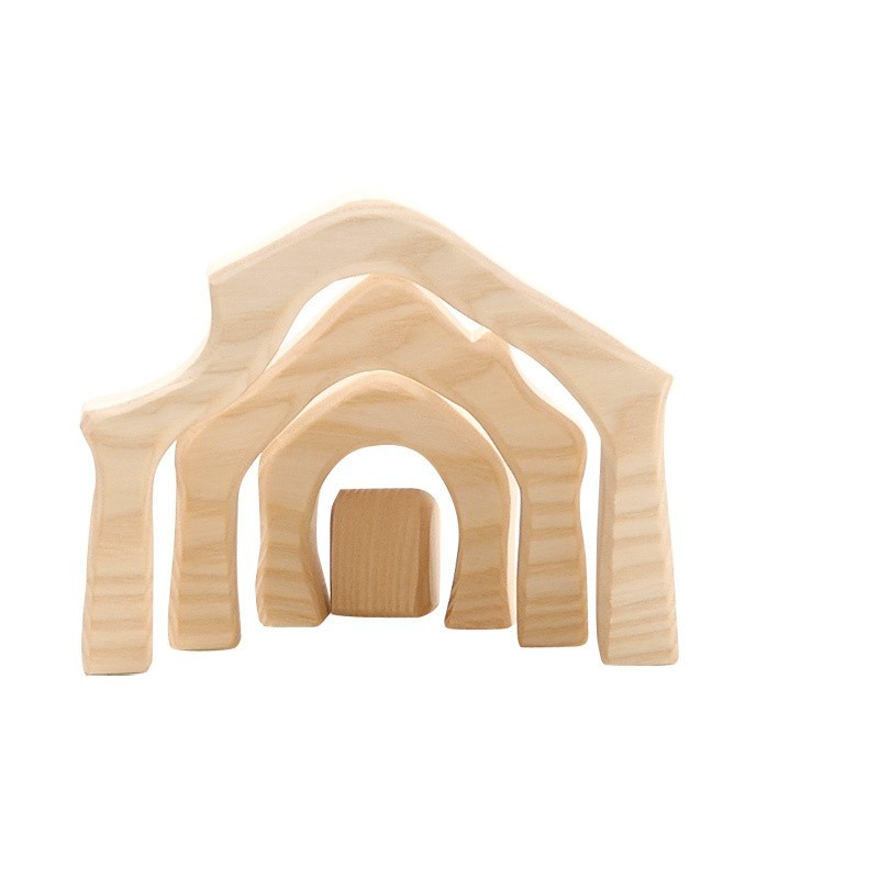Kerststal Mini 4-delig 66560