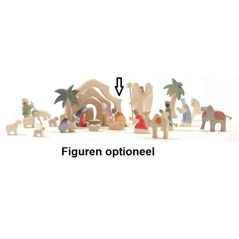 Kerststal Mini 4-delig 66560