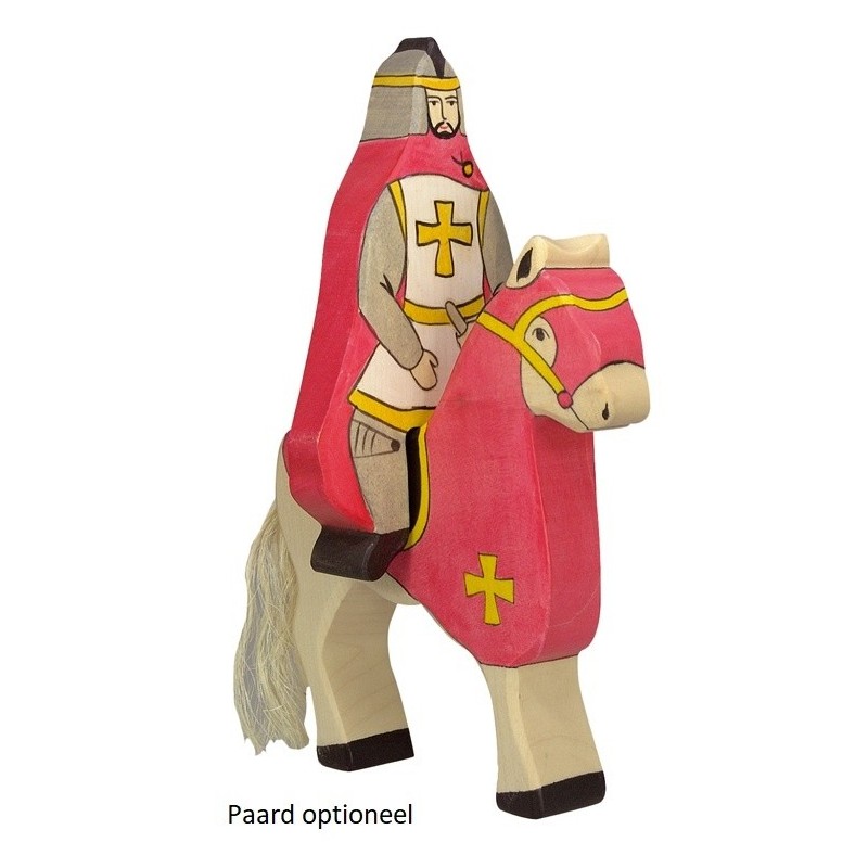 Ridder Rode Mantel Zittend op Paard 80246 Ridder Rode Mantel Zittend op Paard 80246