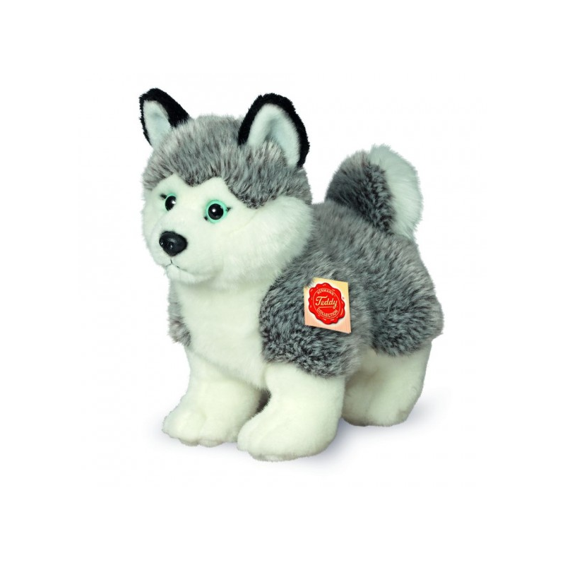 Knuffel Hond Husky Staand