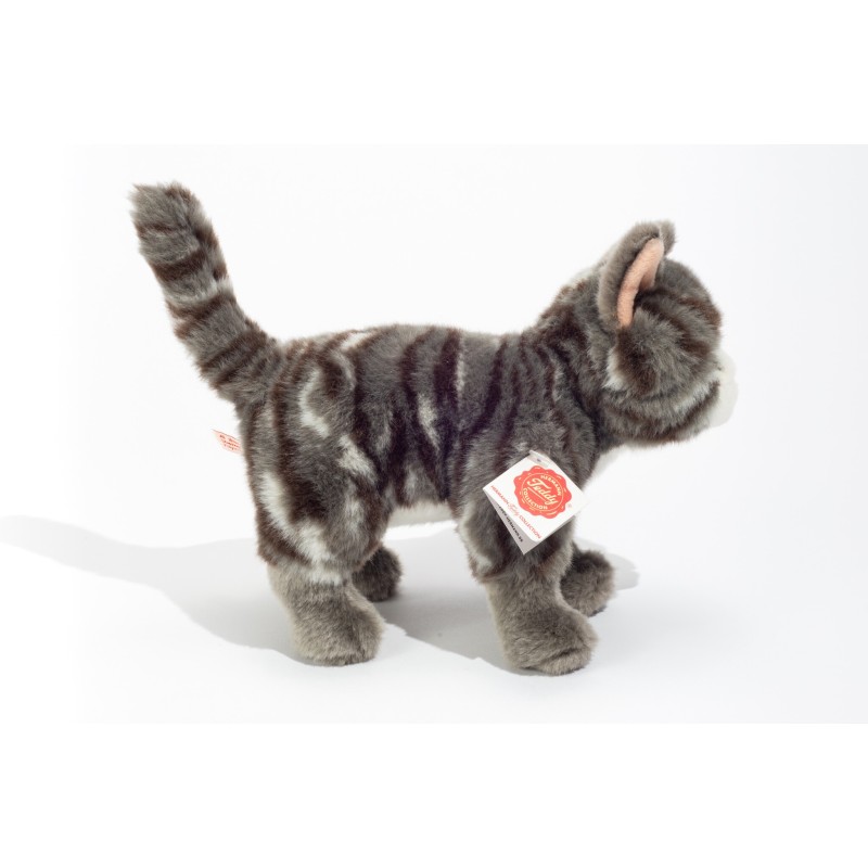 Knuffel Kat Grijs Staand 20cm