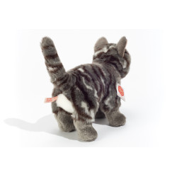 Knuffel Kat Grijs Staand 20cm