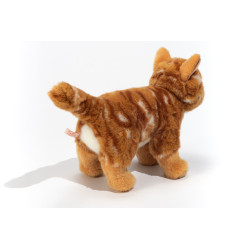 Knuffel Kat Rood Staand 20cm Knuffel Kat Rood Staand 20cm