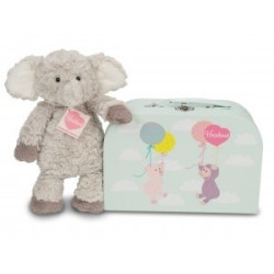 Knuffel Olifant Smartie met Koffer
