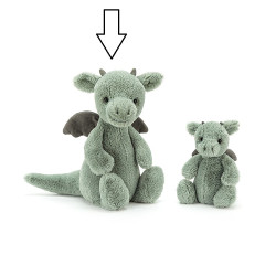 Knuffel Draak Bashful Dragon Original Medium Knuffel Draak Bashful Dragon Original Medium
