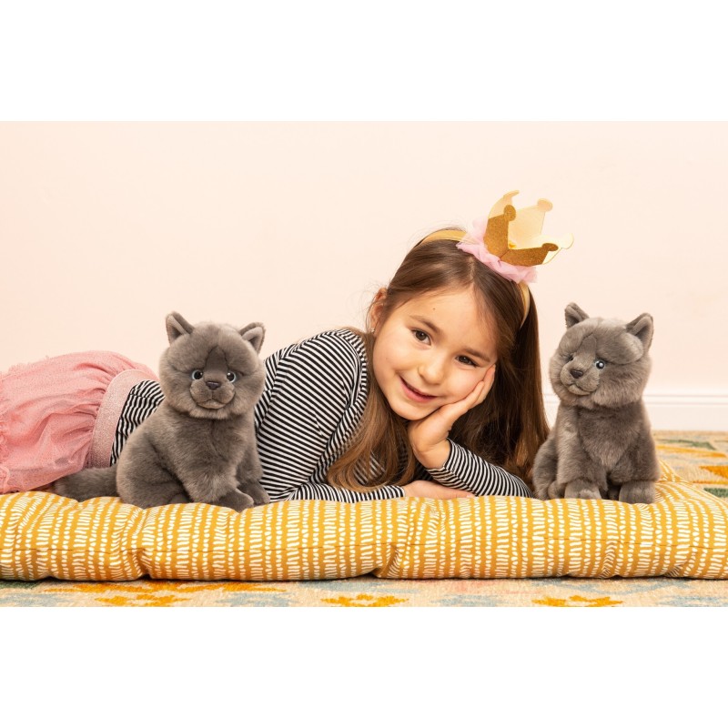 Knuffel Kat Karthuizer Chartreux 20cm Knuffel Kat Karthuizer Chartreux 20cm