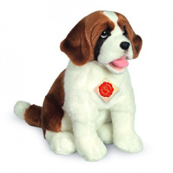 Knuffel Hond Sint Bernard Zittend