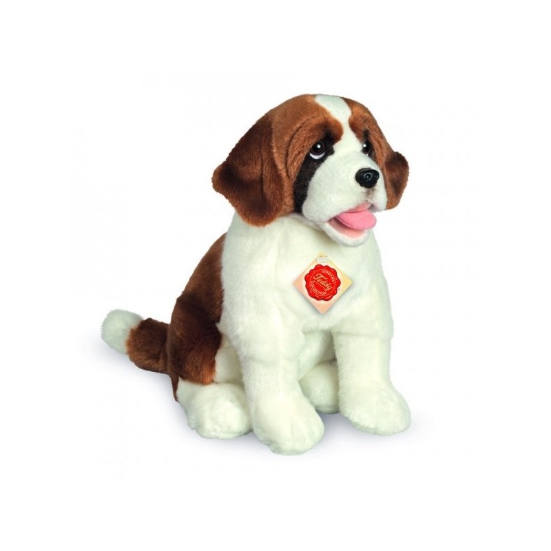 Knuffel Hond Sint Bernard Zittend Knuffel Hond Sint Bernard Zittend