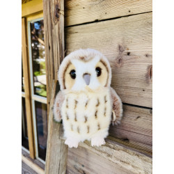 Knuffel Uil Beige 20cm