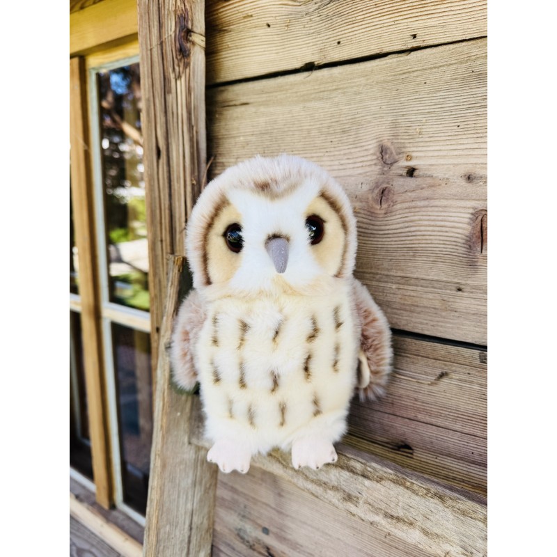 Knuffel Uil Beige 20cm